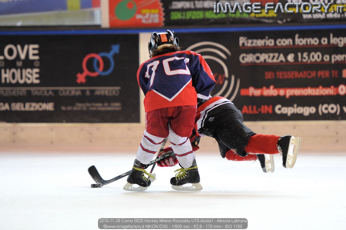 2010-11-28 Como 0820 Hockey Milano Rossoblu U10-Aosta1 - Alessia Labruna